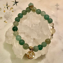 Load image into Gallery viewer, GREEN AVENTURINE EXCLUSIVE - The Stone of Wealth, Opportunites & Mature Love 8mm