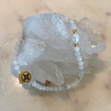 Load image into Gallery viewer, Moonstone Exclusive ANKLET JEWLERY - The Stone of Feninine Power, 3mm "SUMMER COLLECTION"