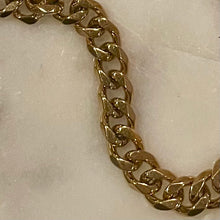 Load image into Gallery viewer, "GRACE" 18K GOLD Plated on 304 Steinless Steel, Diamond Cut Cuban Link Chain Necklace, Length: 40,0 cm/ Width: 1.0 cm