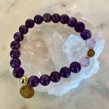 Load image into Gallery viewer, AMETHYST Queen - The stone of Abundance, Wealth and Health, 8mm