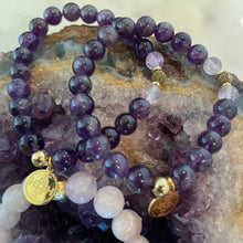 Load image into Gallery viewer, AMETHYST Queen - The stone of Abundance, Wealth and Health, 8mm