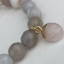 Load image into Gallery viewer, NATURAL STRIPED AGATE The Stone of Success, 8mm Faceted