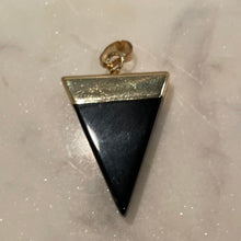 Load image into Gallery viewer, NATURAL BLACK AGATE, The Stone of Protection - KEY RING/PURSE CHARM - NØKKELRING
