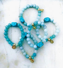 Load image into Gallery viewer, TURQUOISE The Stone of Communication and Self Expresssion, 10mm