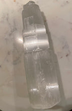 Load image into Gallery viewer, "ENERGY TOWER" OF SELENITE, INTERIOR - The Stone of Purity & Protection, Medium