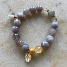 Load image into Gallery viewer, NATURAL STRIPED AGATE - The Stone of Success, 10mm