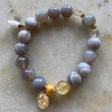 Load image into Gallery viewer, NATURAL STRIPED AGATE - The Stone of Success, 10mm