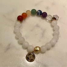 Load image into Gallery viewer, THE 7 CHAKRAS BRACELET - The Stones of Chakras & Healing Crystals - Find your Balance, 8mm