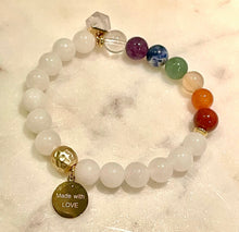 Load image into Gallery viewer, THE 7 CHAKRAS BRACELET - The Stones of Chakras & Healing Crystals - Find your Balance, 8mm