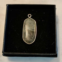 Load image into Gallery viewer, LABRADORITE, CRYSTAL JEWELRY, PENDANT, GOLD COATING, 2cm