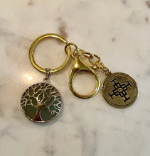 Load image into Gallery viewer, GREEN AVENTURINE, The Stone of Wealth - KEY RING/PURSE CHARM (nøkkelring)