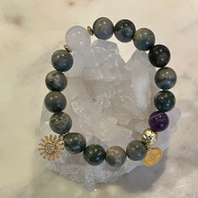 Load image into Gallery viewer, GREEN LINE JASPER - The Stone of Health and Inner Balance, 10mm