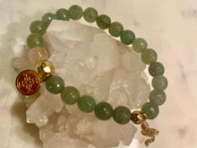 Load image into Gallery viewer, 2025 - THE YIN WOOD SNAKE, FENG SHUI, GREEN AVENTURINE - The Stone of Wealth, Opportunites &amp; Mature Love
