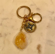 Load image into Gallery viewer, CITRINE KEY RING/PURSE CHARM (NØKKELRING)
